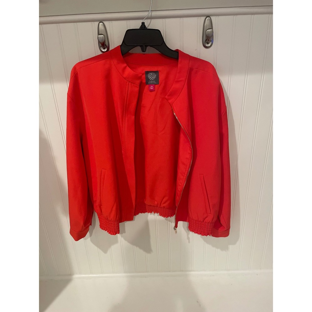 Vince Camuto Red‎ Tulip Bomber Jacket Style 96224500 Women PM